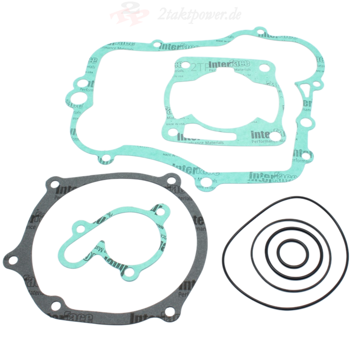 Motordichtsatz für Yamaha YZ 80 1993-2001. Zylinderdichtsatz Dichtungen Dichtung Motor Zylinder Kupplungsdeckel Wasserpumpe Gehäuse Zylinderfuß Zylinderkopf Deckel.