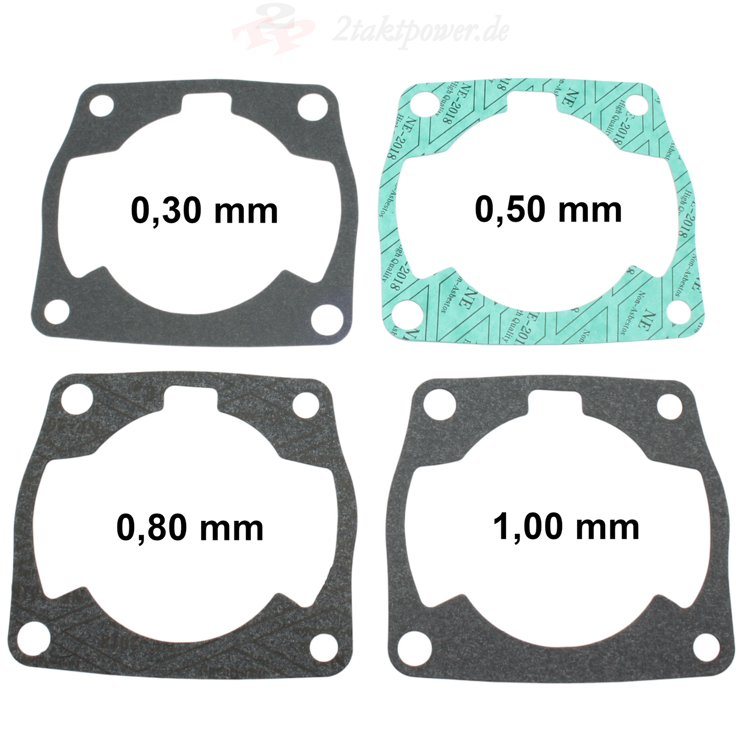 Zylinderfuß Zylinder Dichtungen in den Stärken 0,3 0,5 0,8 1,0 mm für Honda NSR CRM 125, OE-Referenznummer: 12191KY4971
