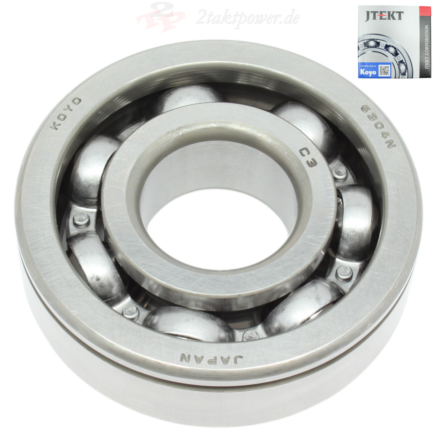 Motorlager Kugellager Lager Getriebewelle am Kettenritzel Koyo 6304N C3 für Husqvarna SM WR CR SMS WRE 125. OE-Referenznummer: 800051745