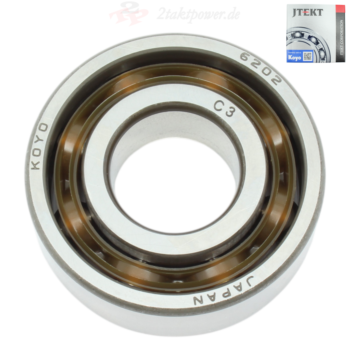 Motorlager Kugellager Lager Getriebe Getriebewellenlager Koyo 6202 TN9 C3 für Husqvarna SM WR CR SMS WRE 125. OE-Referenznummer: 800021939