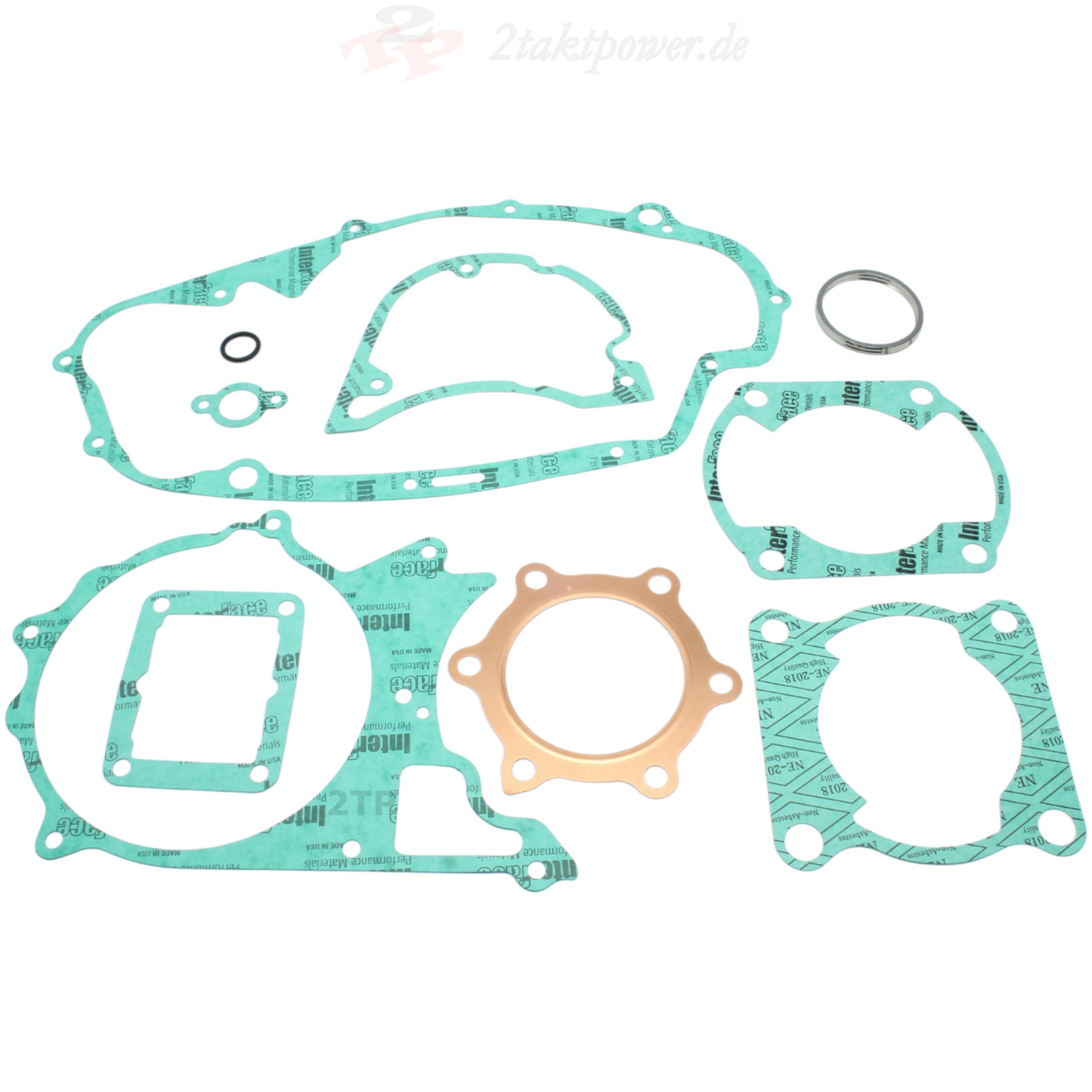 Motordichtsatz für Yamaha DT 250 MX 1977-1982. Zylinderdichtsatz Dichtungen Dichtung Motor Zylinder Kupplungsdeckel Wasserpumpe Gehäuse Zylinderfuß Zylinderkopf Deckel.