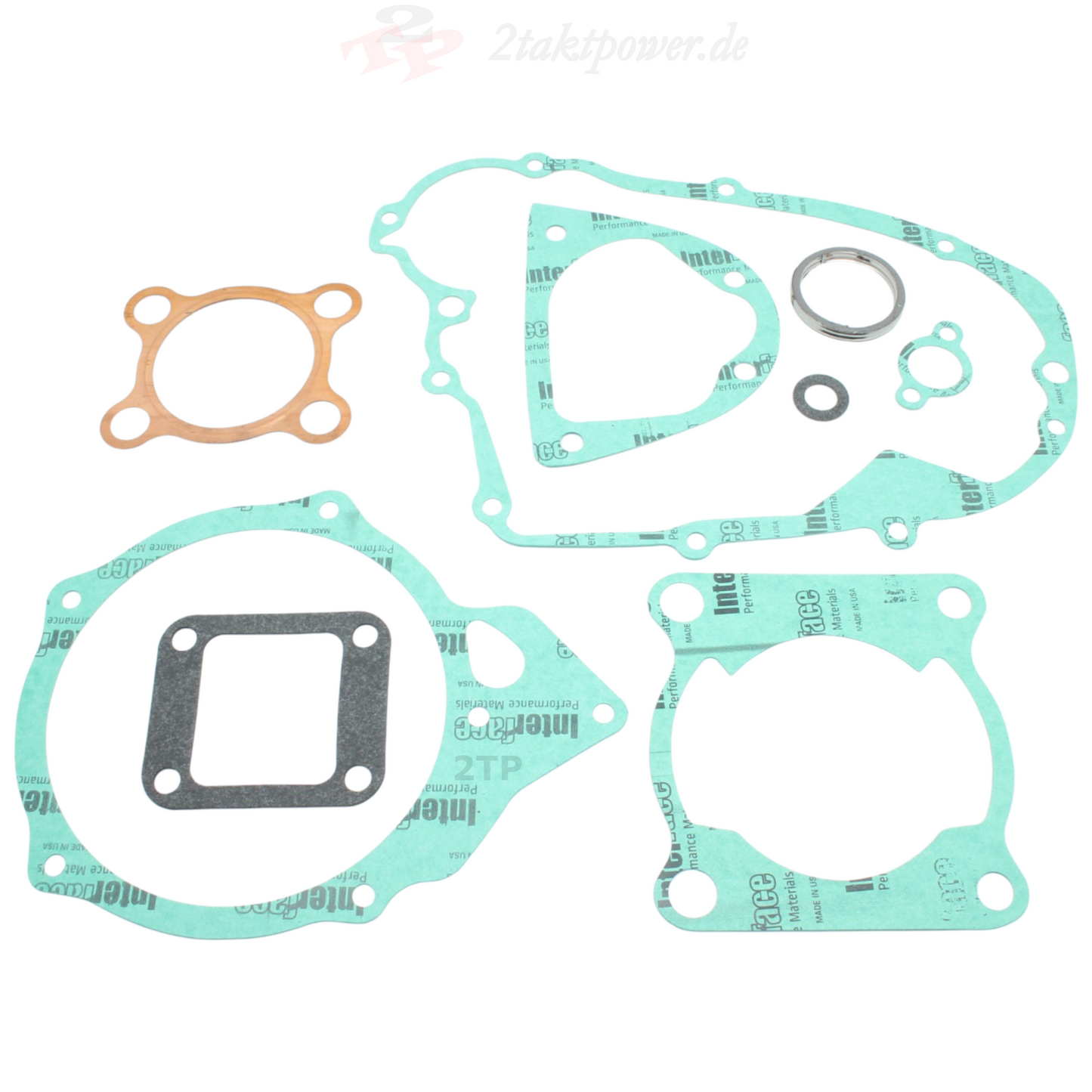 Motordichtsatz für Yamaha DT 125 MX 1977-1982. Zylinderdichtsatz Dichtungen Dichtung Motor Zylinder Kupplungsdeckel Wasserpumpe Gehäuse Zylinderfuß Zylinderkopf Deckel.