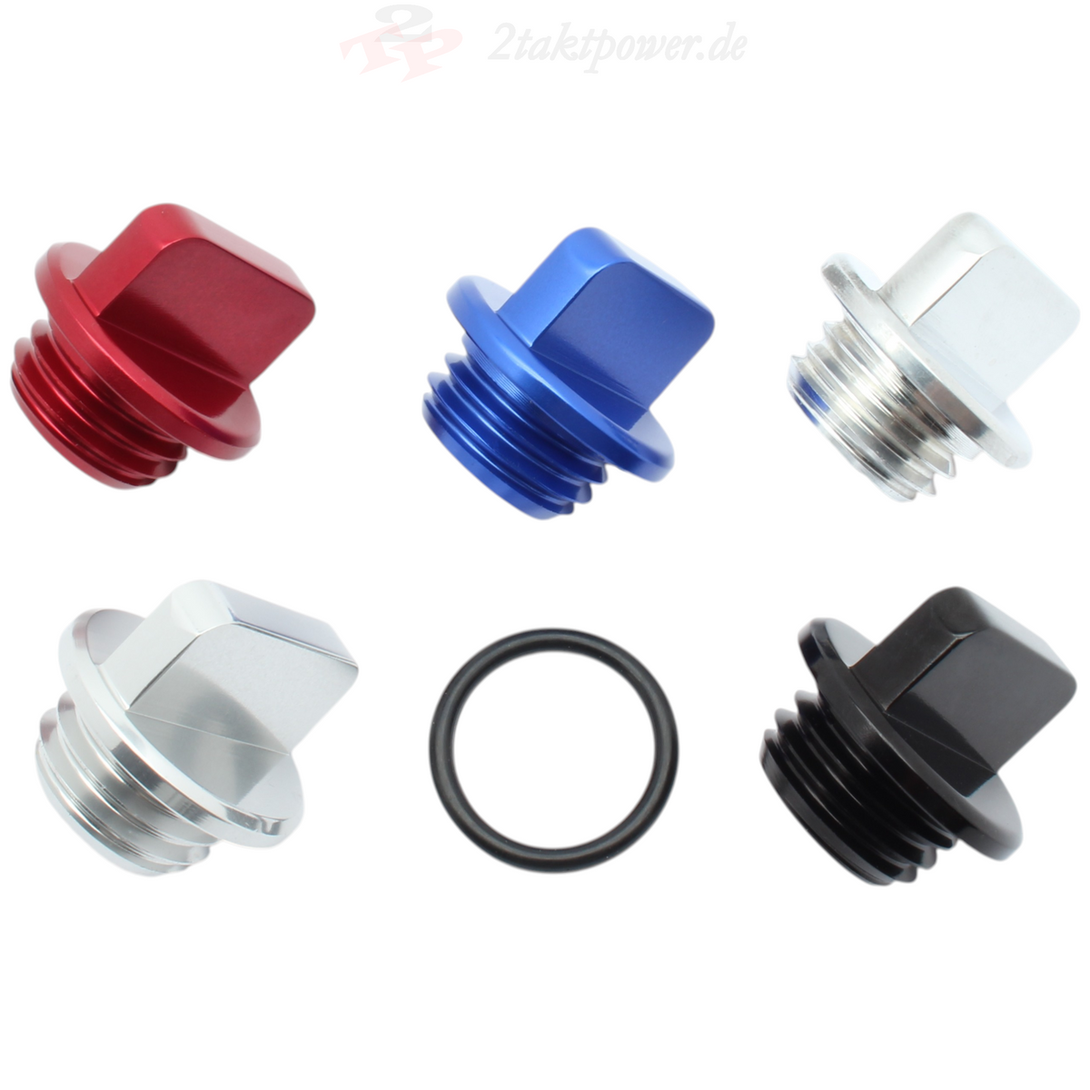 Öleinfüllschraube Ölschraube Kupplungsdeckel für Yamaha DT TDR TZR 125, Sachs ZZ ZX XTC 125, KTM LC2 125, Kawasaki KMX 125, Yamaha DT RD 80 LC LC2. OE-Referenznummer: 3Y11536300 / 3Y11536310 / 42402640