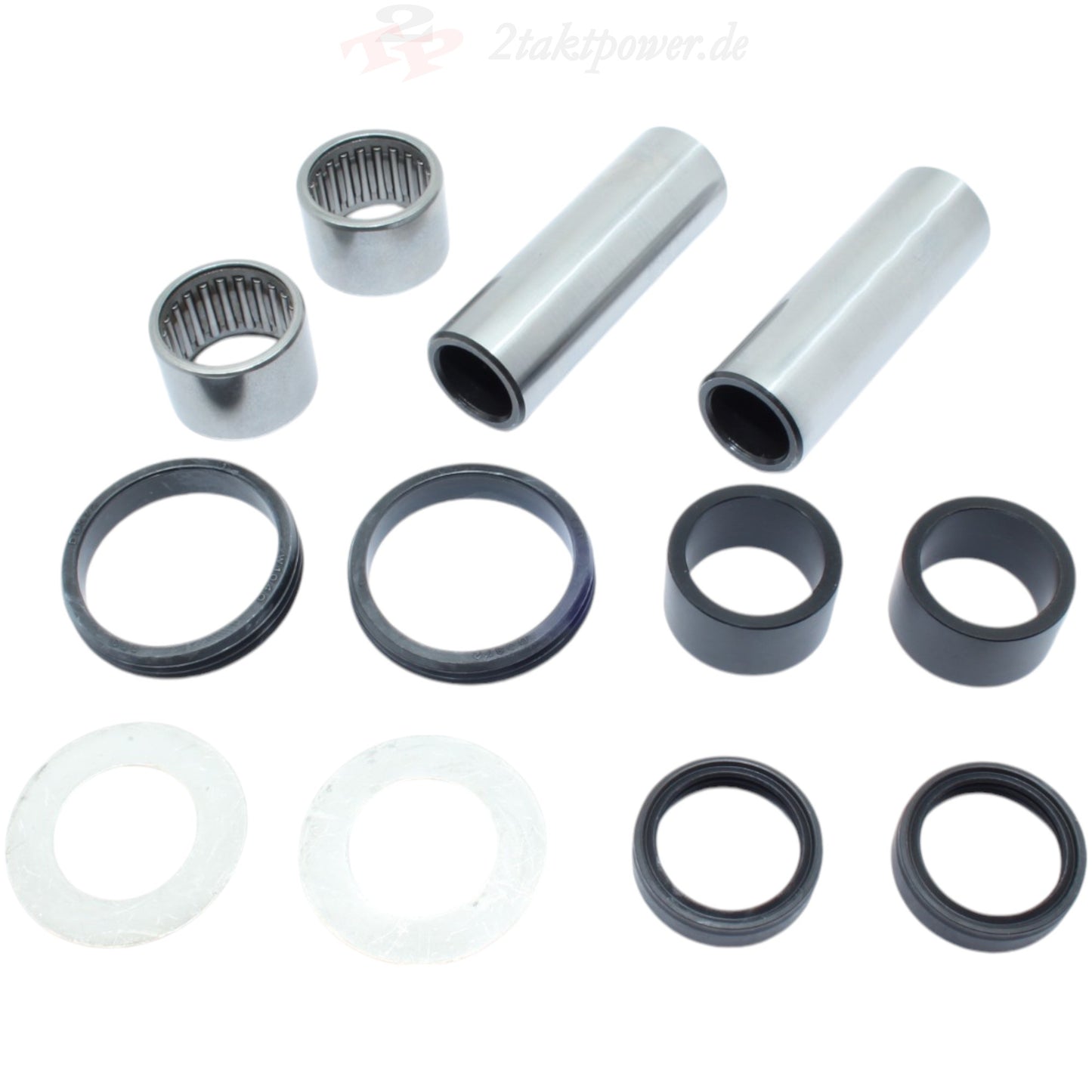 Schwingenlager Schwinge Dichtung Lager Dichtring Scheiben Satz Set Buchse für Yamaha DT 125