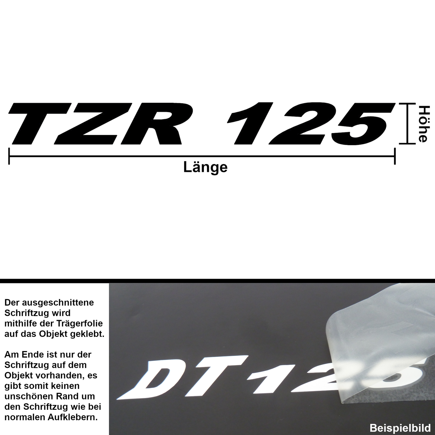 Aufkleber "TZR 125"