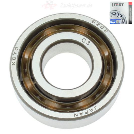 Motorlager Kugellager Lager Getriebe Getriebewellenlager Koyo 6202 TN9 C3 für Husqvarna SM WR CR SMS WRE 125. OE-Referenznummer: 800021939