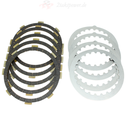 Kupplungslamellen Stahlscheiben Kupplung Scheiben für Yamaha RD DT 80 LC LC2 37A 53V Motor. OE-Referenznummer: 5981632101 / 1V11632400