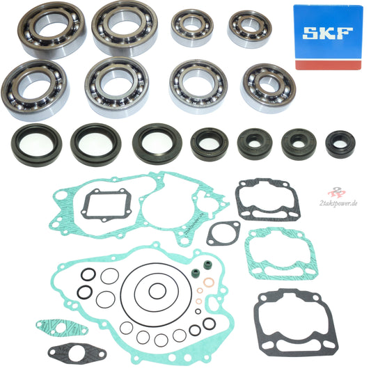 Reparatursatz Dichtungssatz Motor Lager Kugellager für Aprilia RS RX MX SX ETX 125 / Rotax 122 Motor.