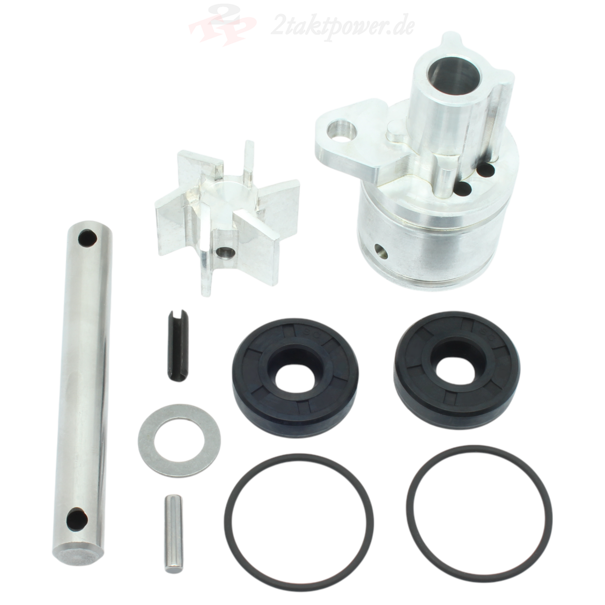 Wasserpumpe für Rotax 123 Motor / Aprilia RS AF1 RX Pegaso Tuareg 125 OE-Referenznummer: AP0293415 / AP0237910 / AP0222195