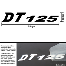 Lade das Bild in den Galerie-Viewer, Aufkleber &quot;DT 125&quot; - Design 2
