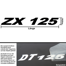 Lade das Bild in den Galerie-Viewer, Aufkleber &quot;ZX 125&quot;
