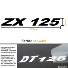 Lade das Bild in den Galerie-Viewer, Aufkleber &quot;ZX 125&quot;
