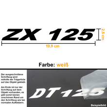 Lade das Bild in den Galerie-Viewer, Aufkleber &quot;ZX 125&quot;
