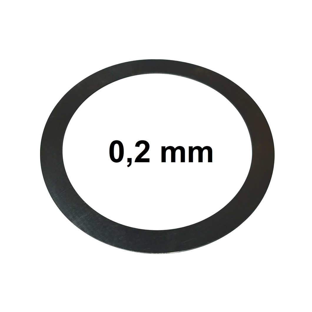 passscheibe 0.2mm für Aprilia RS RX 125, Rotax 122 123