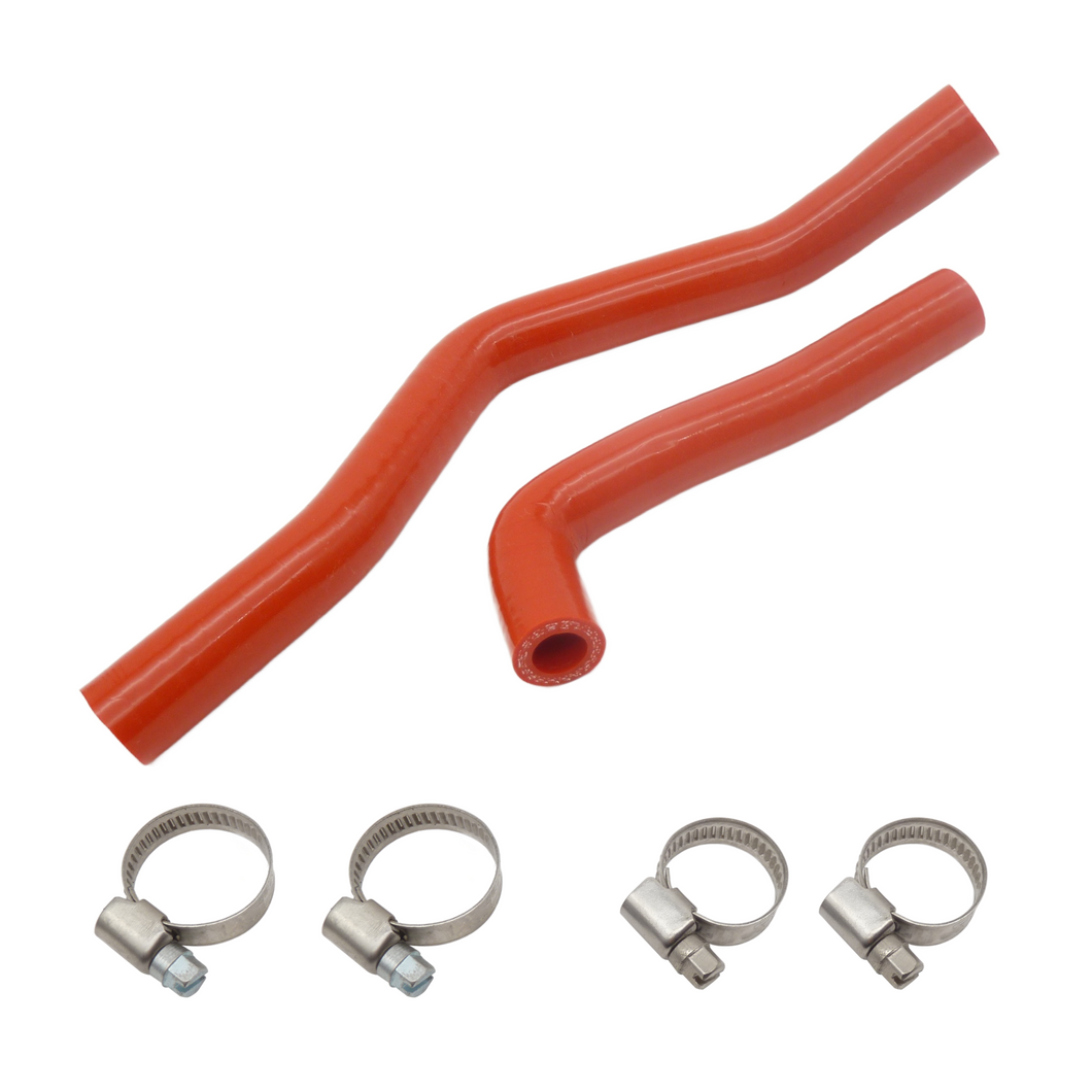 dt 125 rote kühlerschlaeuche aus silikon